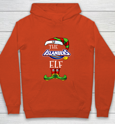 New York Islanders Christmas ELF Funny NHL Youth Hoodie 3