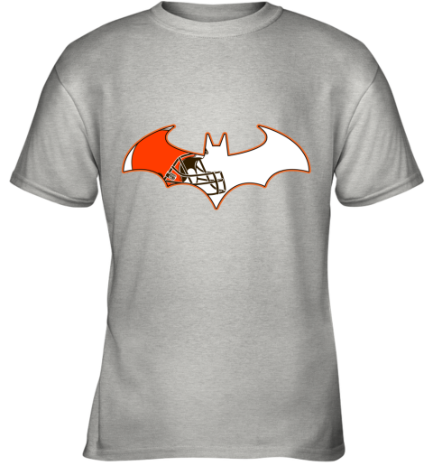 We Are The Cleveland Browns Batman NFL Mashup Youth T-Shirt 