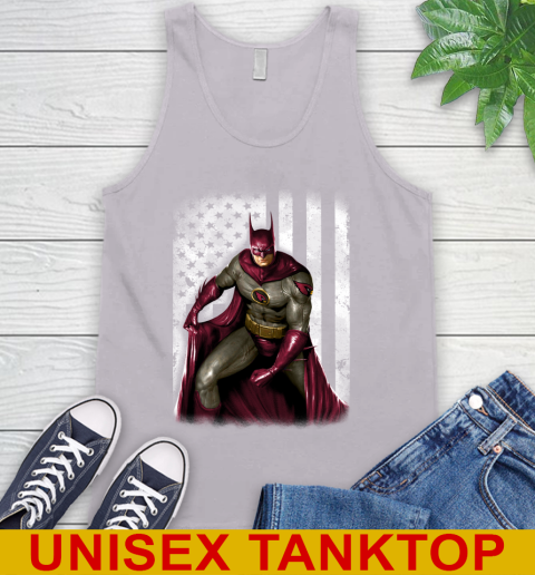 Arizona Cardinals NFL Football Batman DC American Flag Shirt Tank Top 3