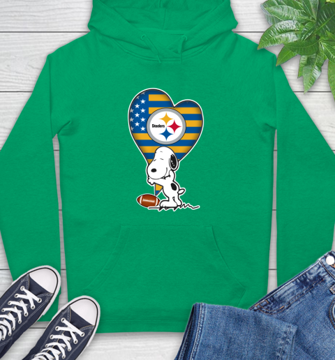 Pittsburgh Steelers NFL Football The Peanuts Movie Adorable Snoopy Hoodie 8