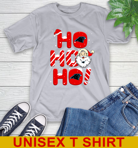 Carolina Panthers NFL Football Ho Ho Ho Santa Claus Merry Christmas Shirt T-Shirt 5