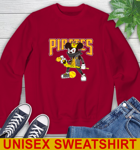 Pittsburgh Pirates MLB Baseball Mickey Peace Sign Sports Sweatshirt 7
