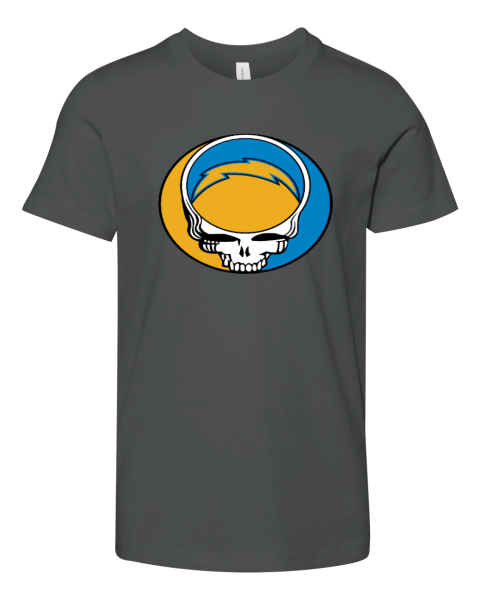 Los Angeles Chargers x Grateful Dead Youth Unisex Jersey Tee