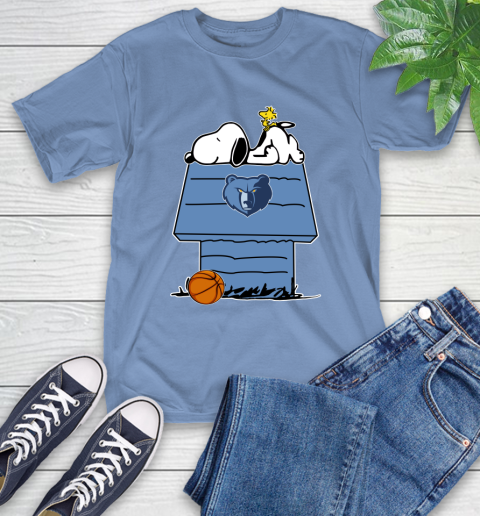 Memphis Grizzlies NBA Basketball Snoopy Woodstock The Peanuts Movie T-Shirt 11