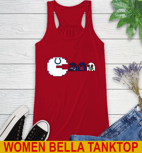Indianapolis Colts NFL Football Pac Man Champion Racerback Tank 6