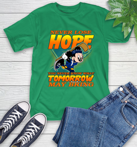 St.Louis Blues NHL Hockey ootball Mickey Disney Never Lose Hope T-Shirt 7