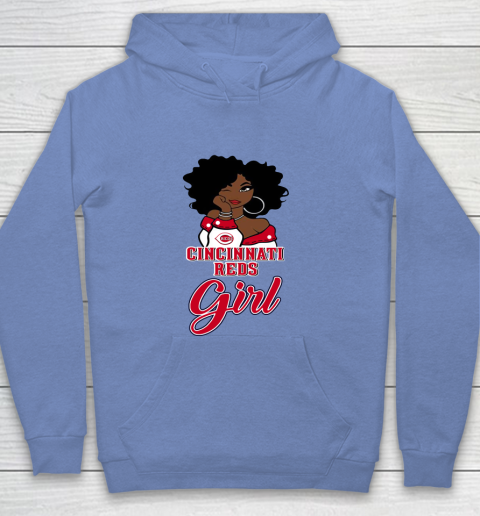 Cincinnati Reds Girl MLB Youth Hoodie 10