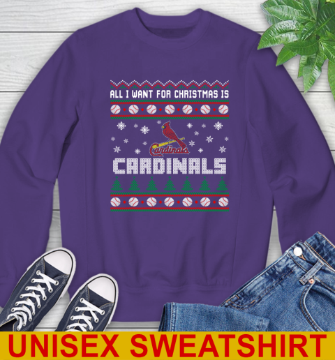 MLB All I Want For Christmas Is St.Louis Cardinals Baseball Sports 28