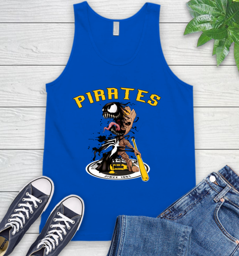 MLB Pittsburgh Pirates Baseball Venom Groot Guardians Of The Galaxy Tank Top 5