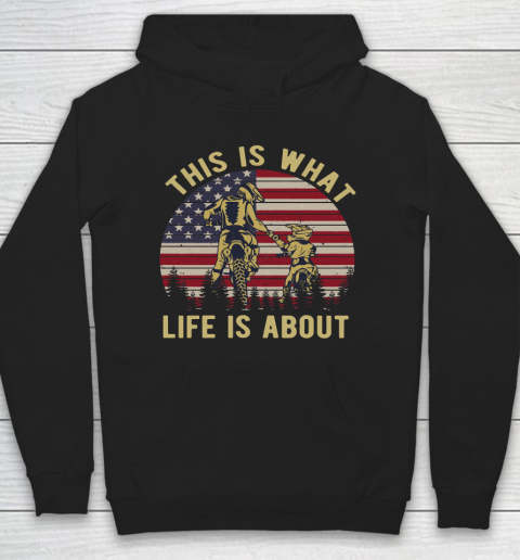 4th Of July Biker This Is What Life Is About Hoodie
