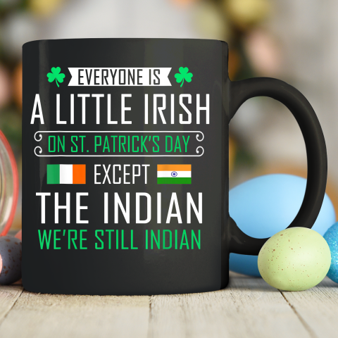 Indian Irish On St Patrick's Day Ceramic Mug 11oz
