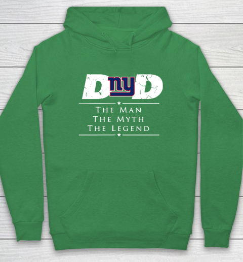 New York Giants NFL Football Dad The Man The Myth The Legend Hoodie 5