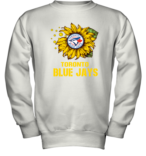 Toronto Blue Jays Sunflower Mlb Baseball Youth Sweatshirt