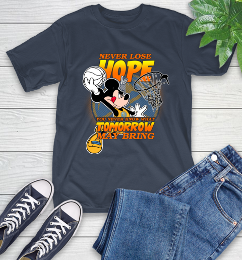 Denver Nuggets NBA Basketball Mickey Disney Never Lose Hope T-Shirt 3