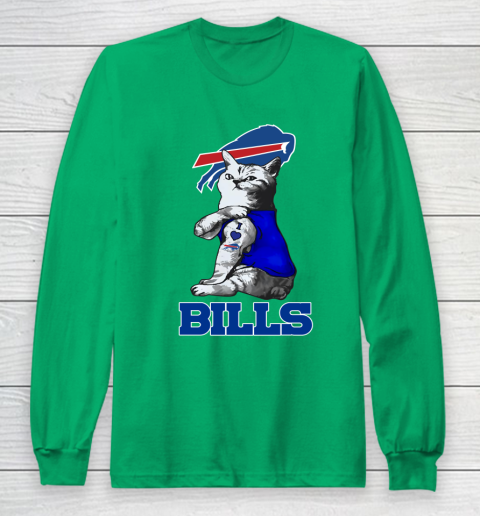 NFL Football My Cat Loves Buffalo Bills Long Sleeve T-Shirt 4