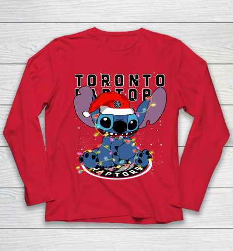 Toronto Raptors NBA noel stitch Basketball Christmas Youth Long Sleeve 7