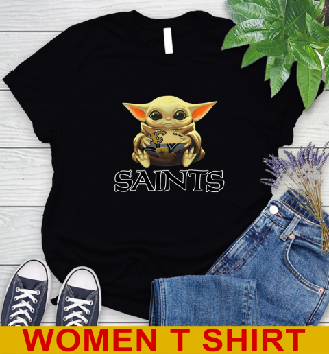 Baby yoda clearance saints shirt