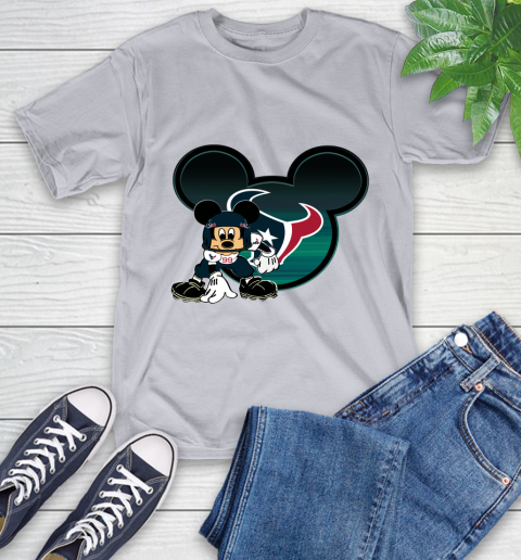 NFL Houston Texans Mickey Mouse Disney Football T Shirt T-Shirt 6