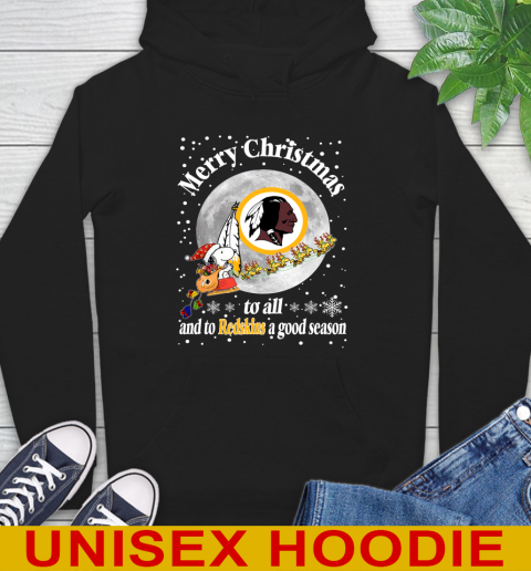 Washington Redskins Merry Christmas To All And To Redskins A Good Season NFL Football Sports Hoodie