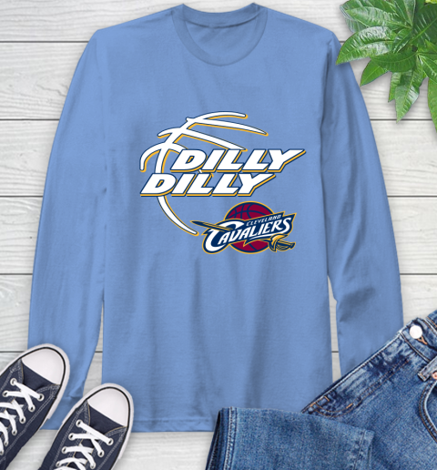 NBA Cleveland Cavaliers Dilly Dilly Basketball Sports Long Sleeve T-Shirt 11