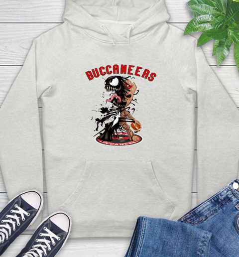 NFL Tampa Bay Buccaneers Football Venom Groot Guardians Of The Galaxy Hoodie 12