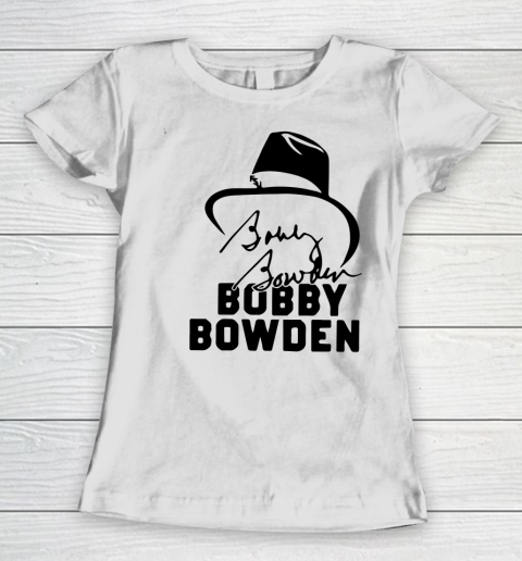 Bobby Bowden Signature Rest In Peace Women's T-Shirt