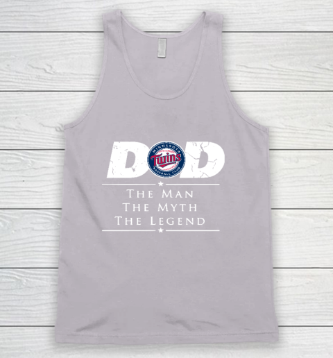 Minnesota Twins MLB Baseball Dad The Man The Myth The Legend Tank Top 3
