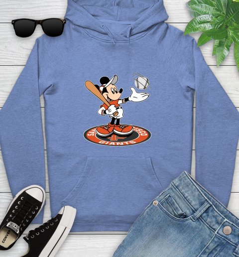 MLB Baseball San Francisco Giants Cheerful Mickey Disney Shirt Youth Hoodie 11