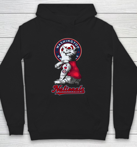 MLB Baseball My Cat Loves Washington Nationals Hoodie