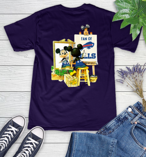 NFL Football Buffalo Bills Mickey Drawing Shirt 74