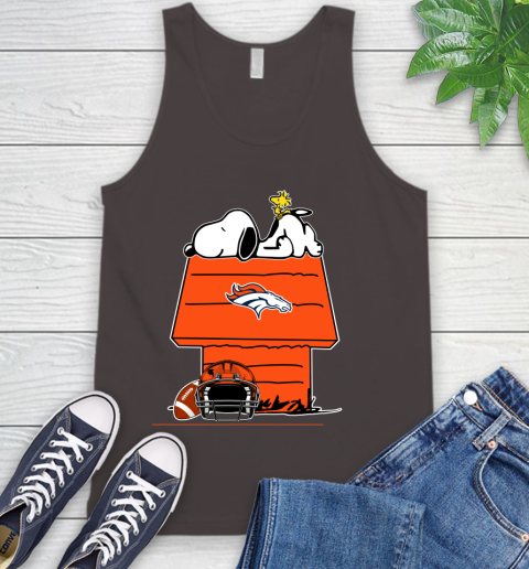 Denver Broncos NFL Football Snoopy Woodstock The Peanuts Movie Tank Top 7