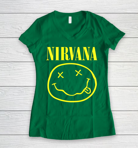 Vintage Nirvanas Women's V-Neck T-Shirt 3