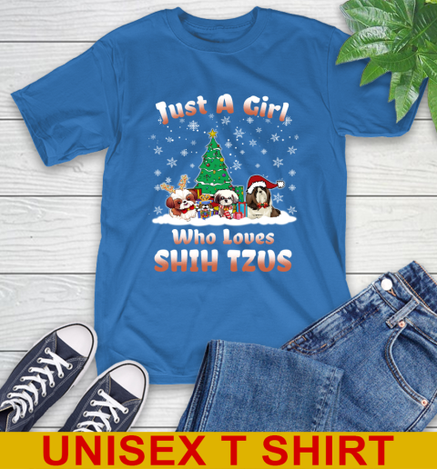 Christmas Just a girl who love shih tzus dog pet lover 11
