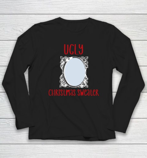 Funny Ugly Christmas Sweater With Mirror Long Sleeve T-Shirt