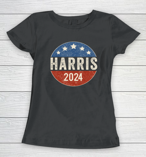 Kamala Harris 2024 For President Campaign US Flag Women's T-Shirt