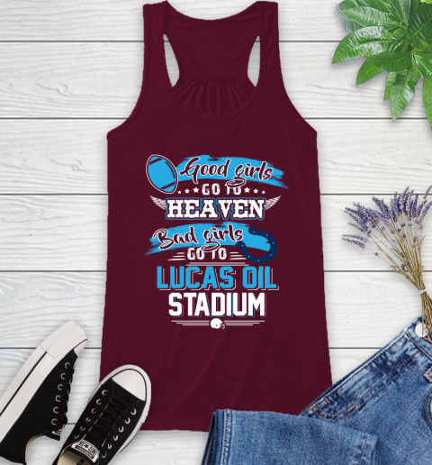 Indianapolis Colts NFL Bad Girls Go To Lucas Oil Stadium Shirt Racerback Tank 2