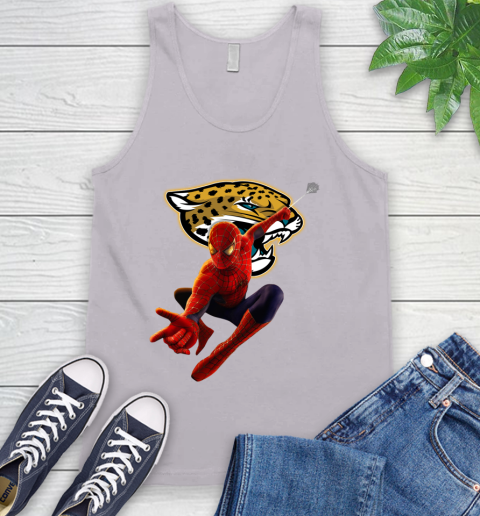 NFL Spider Man Avengers Endgame Football Jacksonville Jaguars Tank Top 4
