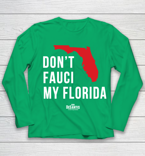 Don't Fauci My Florida  Fauci tshirt Youth Long Sleeve 4