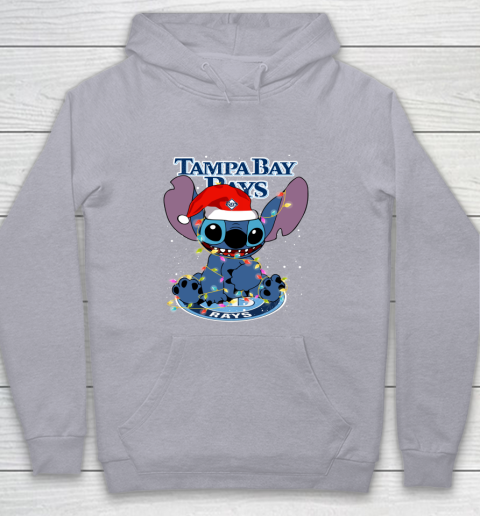 Tampa Bay Rays MLB noel stitch Baseball Christmas Youth Hoodie 4