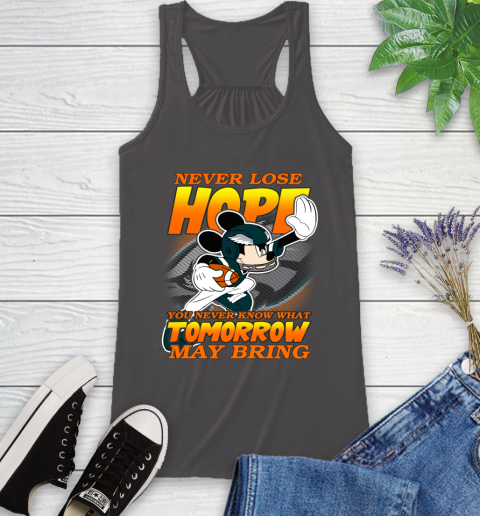 Philadelphia Eagles NFL Football Mickey Disney Never Lose Hope Racerback Tank 11