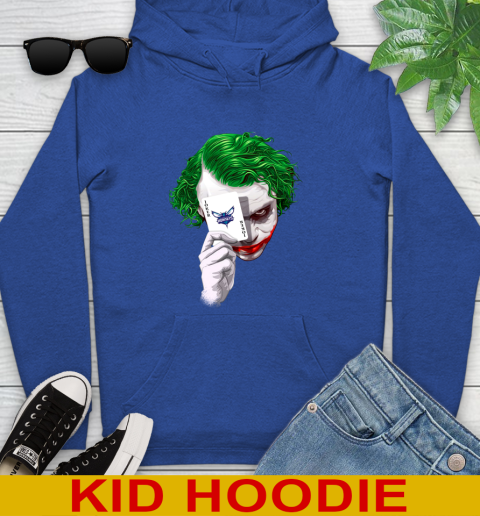 Charlotte Hornets NBA Basketball Joker Card Shirt Youth Hoodie - Image 11