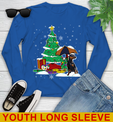Dobermann Christmas Dog Lovers Shirts 267