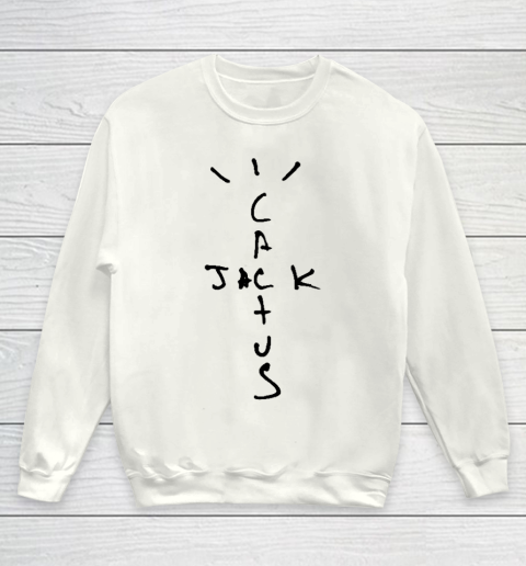 Travis Scott  Cactus Jack Black Youth Sweatshirt