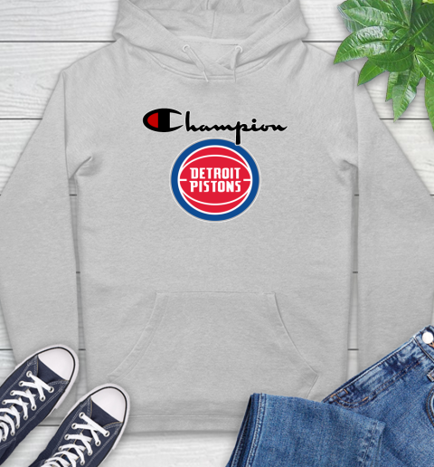 NBA Basketball Detroit Pistons Champion Shirt Hoodie 4