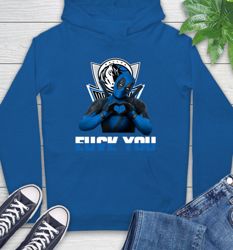 NBA Dallas Mavericks Deadpool Love You Fuck You Basketball Sports Hoodie 9