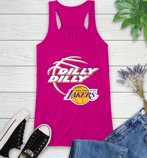 NBA Los Angeles Lakers Dilly Dilly Basketball Sports Racerback Tank 8