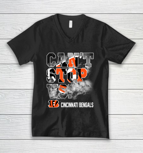 NFL Cincinnati Bengals Can't Stop Vs V-Neck T-Shirt