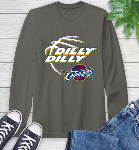 NBA Cleveland Cavaliers Dilly Dilly Basketball Sports Long Sleeve T-Shirt 8