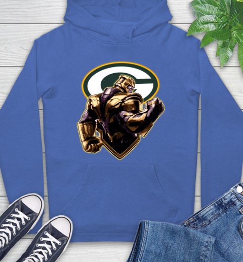 NFL Thanos Avengers Endgame Football Sports Green Bay Packers Hoodie 9