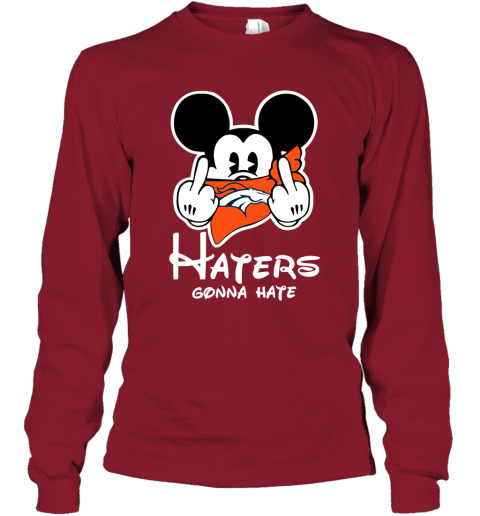 NFL Denver Broncos Haters Gonna Hate Mickey Mouse Disney Football